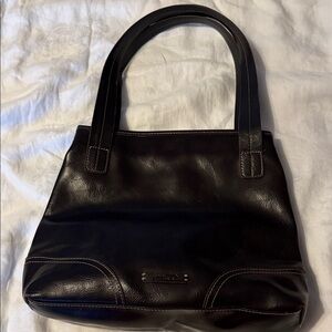 Nine & Co. Black Leather Shoulder Bag